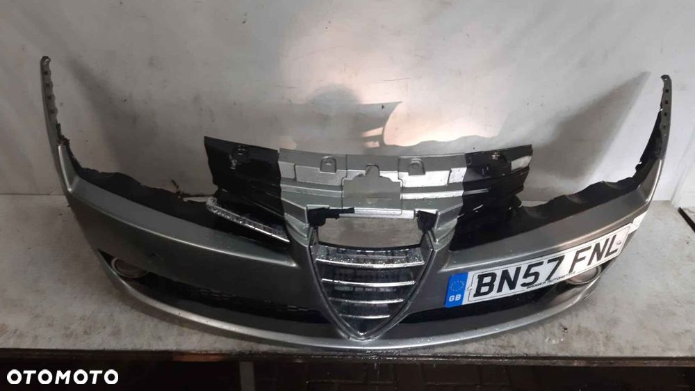 ^  ZDERZAK PRZÓD PRZEDNI DO ALFA ROMEO 159 LAKIER 565/A HALOGENY SREBRNY - 5