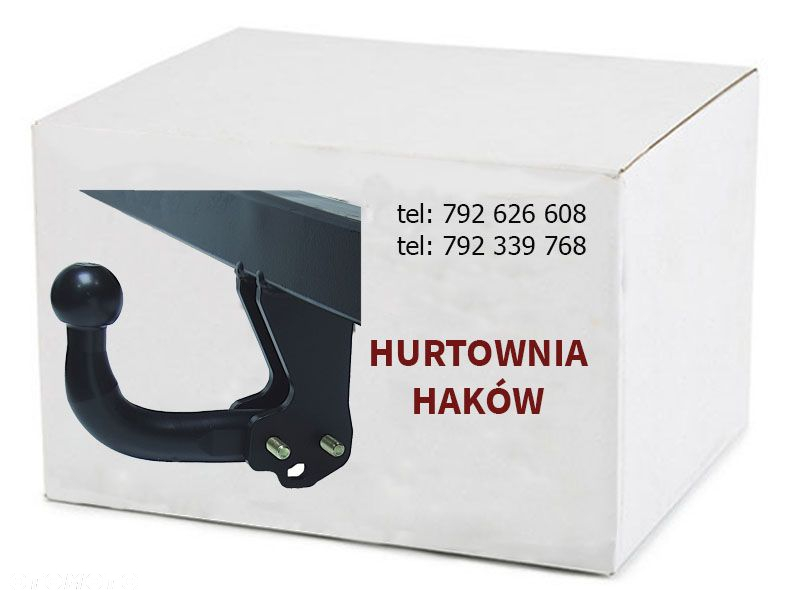RENAULT KANGOO 2 II 2008 do 2021 + FL + FACELIFTING POLSKI HAK HOLOWNICZY  BEZ CIĘCIA ZDERZAKA - 4