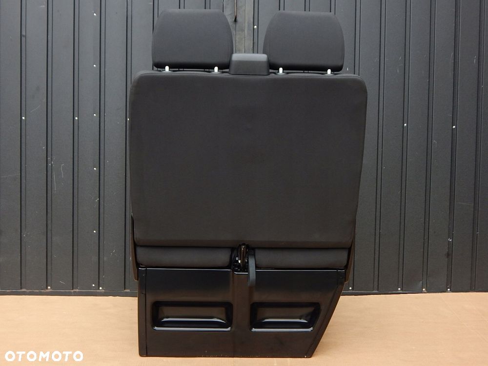 vw t5 lift t6 t6.1 fotel pasażera dwójka prawy przód ławka double grid - 9