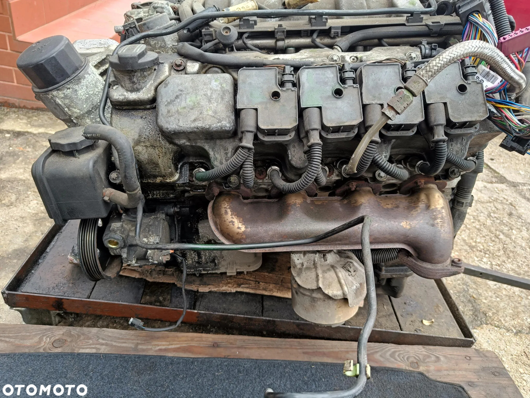 MERCEDES W203 W209 CLK W211 W219 5.0 V8 SILNIK KOMPLETNY SWAP 113968 M113 - 6