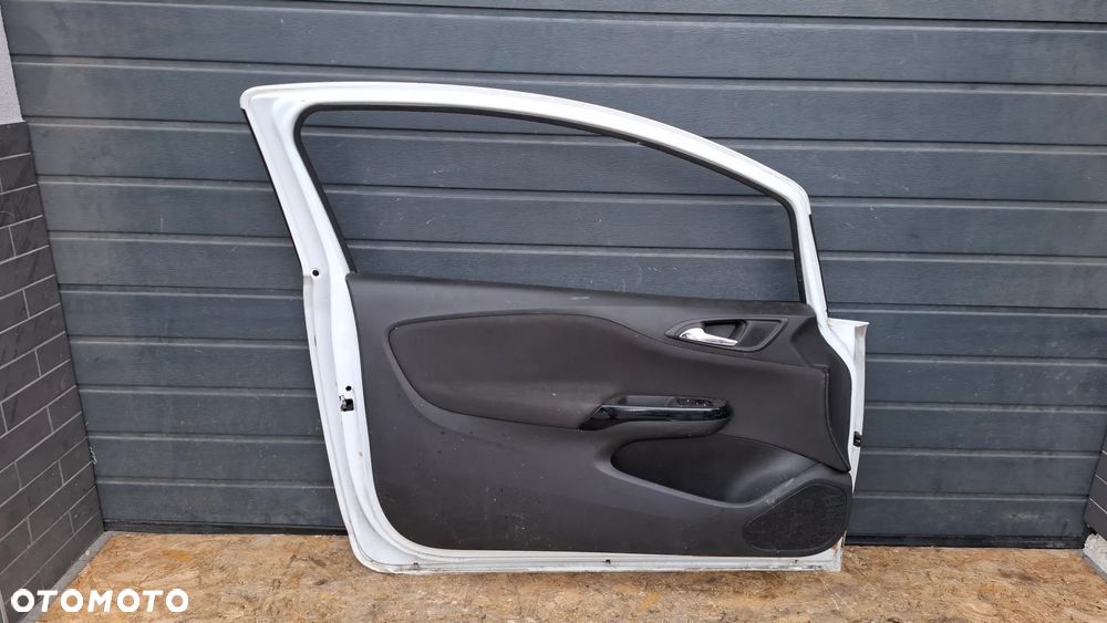 Drzwi przednie Przód LEWE KOMPLETNE Opel Corsa E 14/19 3D KOD Z40R - 9