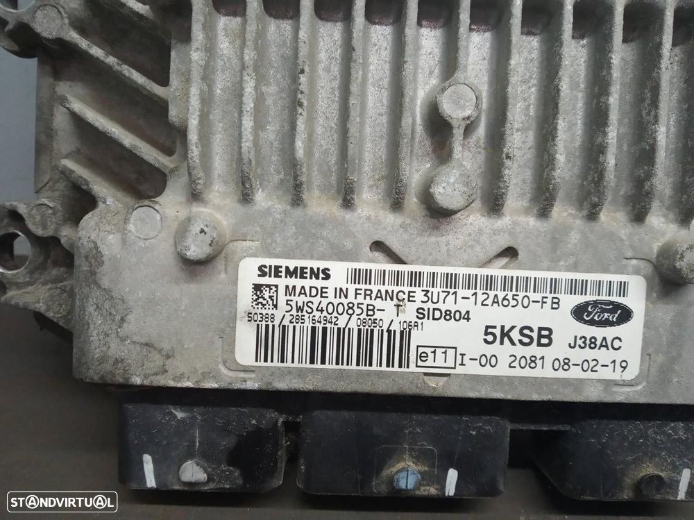 CENTRALINA MOTOR UCE FORD FIESTA V 2006 -5WS40085B - 2