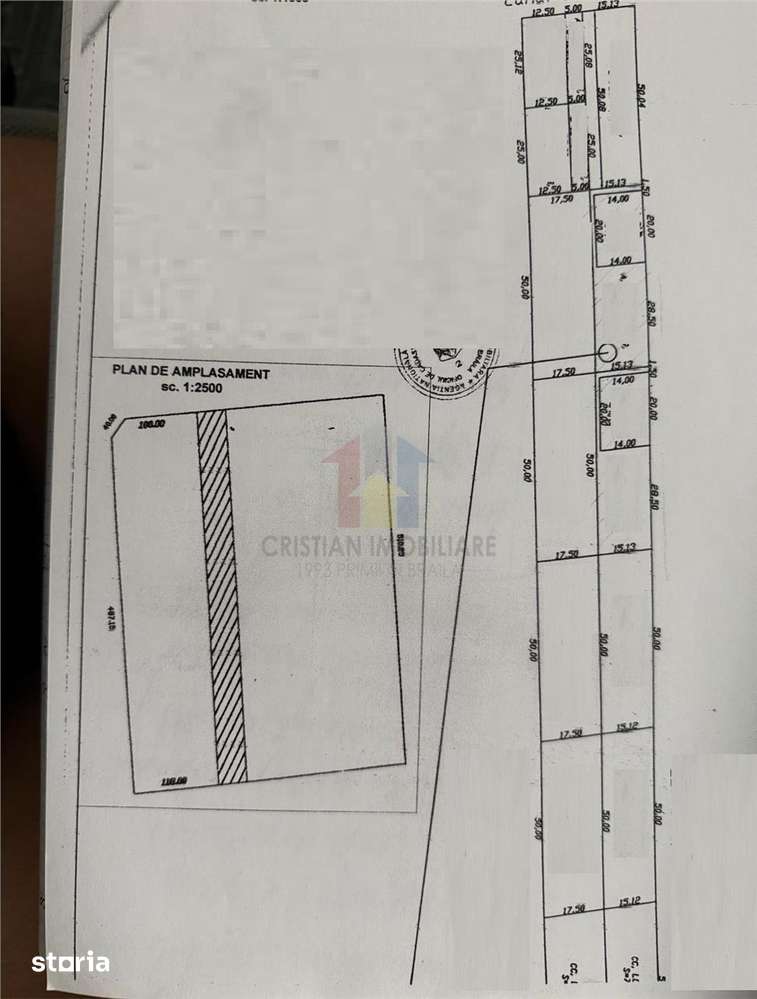 # 50 euromp !Teren Minerva 1470 mp, latime 97m, posibilitati utilitati - Imagine principală: 2/2