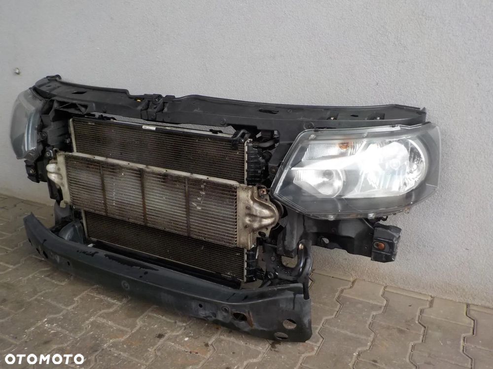 VW T5 LIFT KOMPLETNY PRZÓD PAS PRZEDNI WZMOCNIENIE CHŁODNICE LAMPY - 3