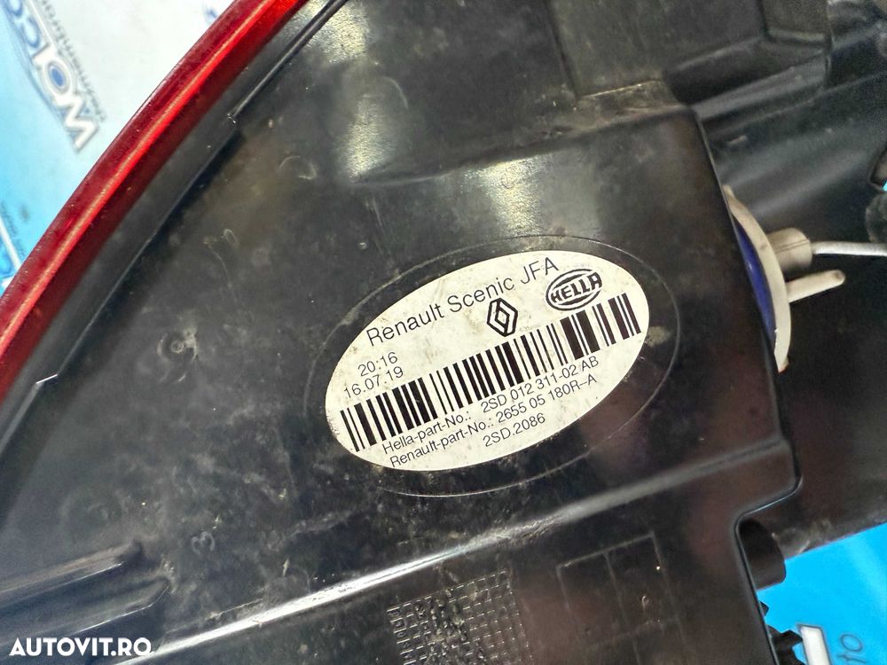 Tripla dreapta spate Renault Scenic 2016 - 2