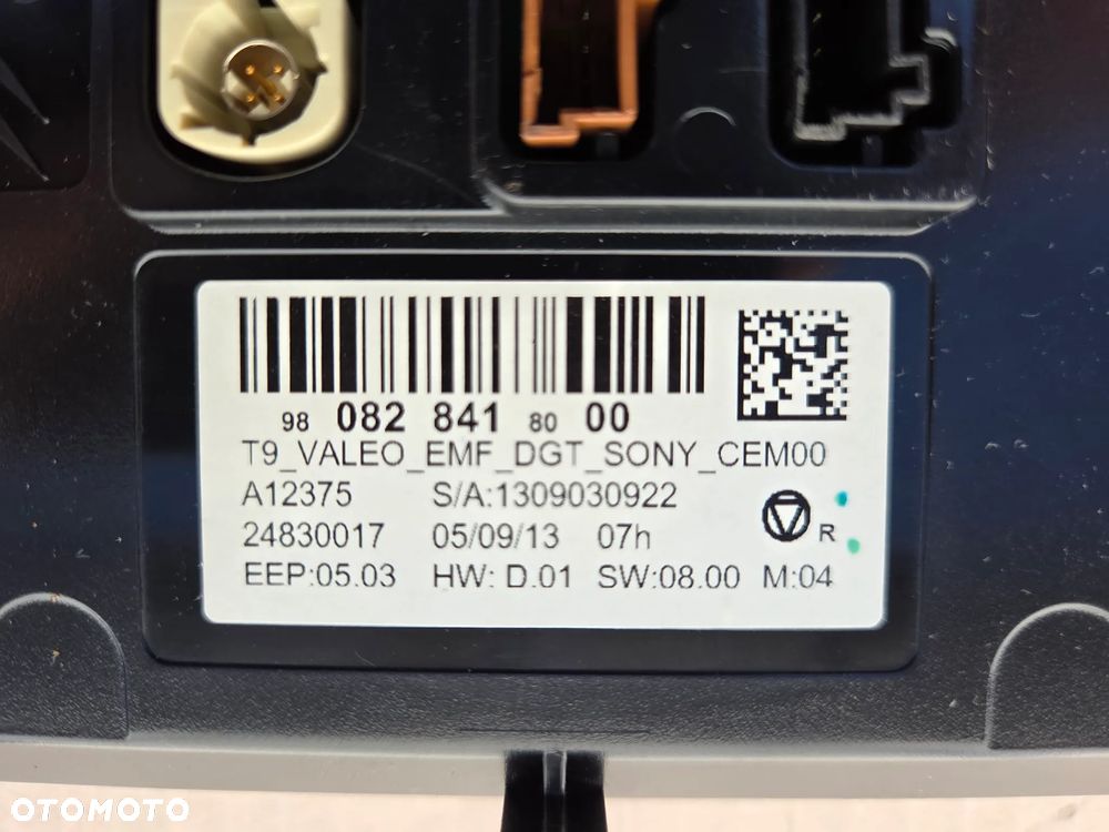 Radio nawigacja wyświetlacz Peugeot 308 T9  9807886380  9808284180 - 7