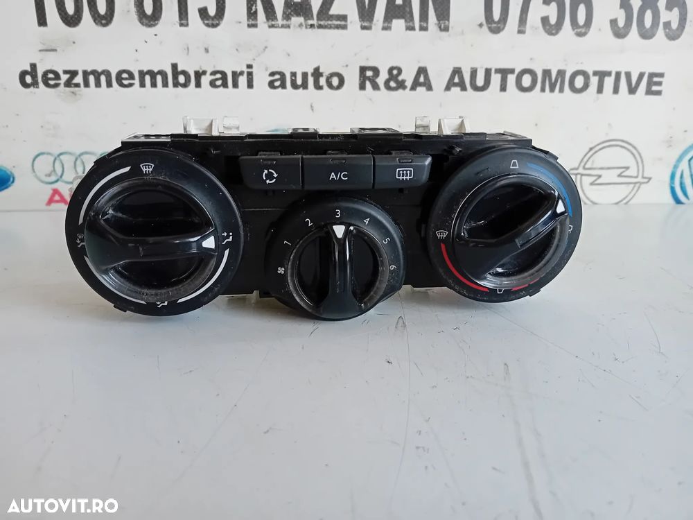 Panou Modul Comenzi Clima AC Peugeot 208 An 2012-2021 Motor BH02 - 2