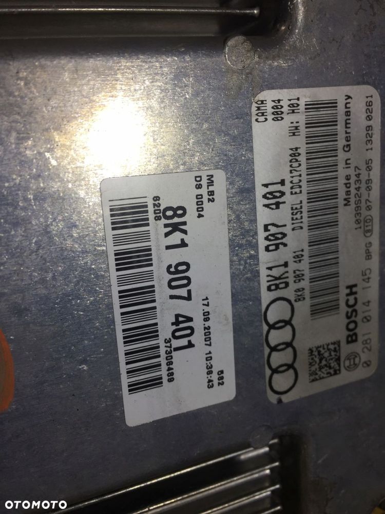 audi a4 b8 a5 8t komputer sterownik silnika 8k1907401 cama - 6