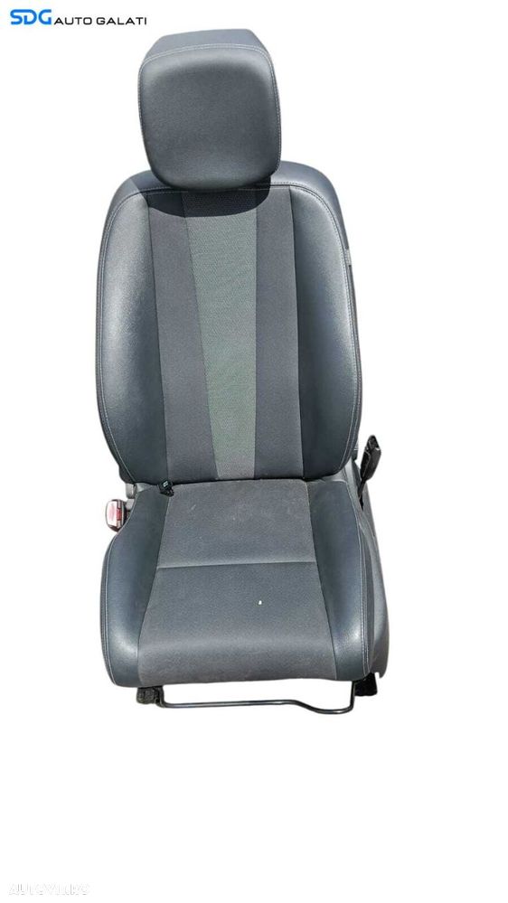 Interior Semipiele Semi Piele Alcantara Scaun Scaune Fata Stanga Dreapta si Bancheta cu Spatar Renault Megane 3 Hatchback 2008 - 2015 [M8292] - 3