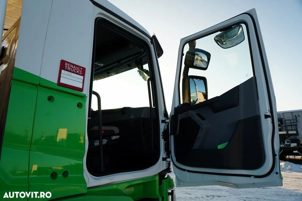 Renault T 430 / 6x2 / REFRIGERAT -9 M / UNITATE CARRIER SUPRA 1250 / platformă elevatoare / oblon rulant / punte de ridicare / direcție - 38