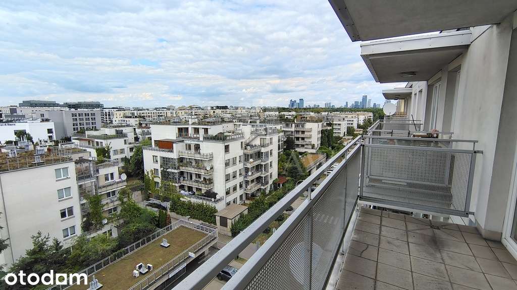 WIDOK NA WARSZAWĘ -2 pok, Marina, balkon, 7 piętro