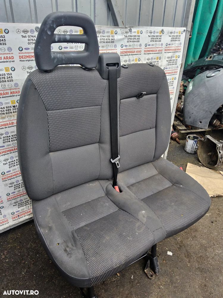 Bancheta Peugeot Boxer Fiat Ducato Citroen Jumper bancheta dubla fata 2006-2025 - 3