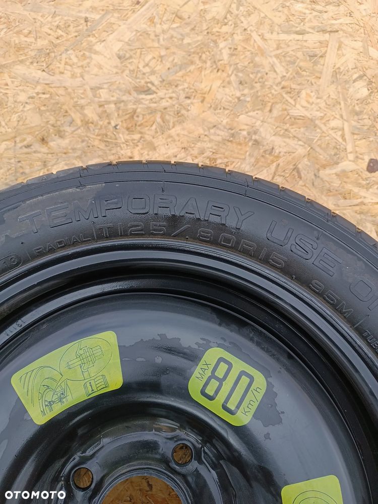 KOŁO DOJAZDOWE ZAPASOWE CITREON C3 II DS3 15 CALI 4X108 - 4