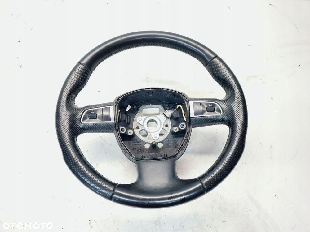 KIEROWNICA SKÓRA MULTIFUNKCJA AUDI A4 B8 A5 8T Q5 8R 8R0419091F WUL - 1