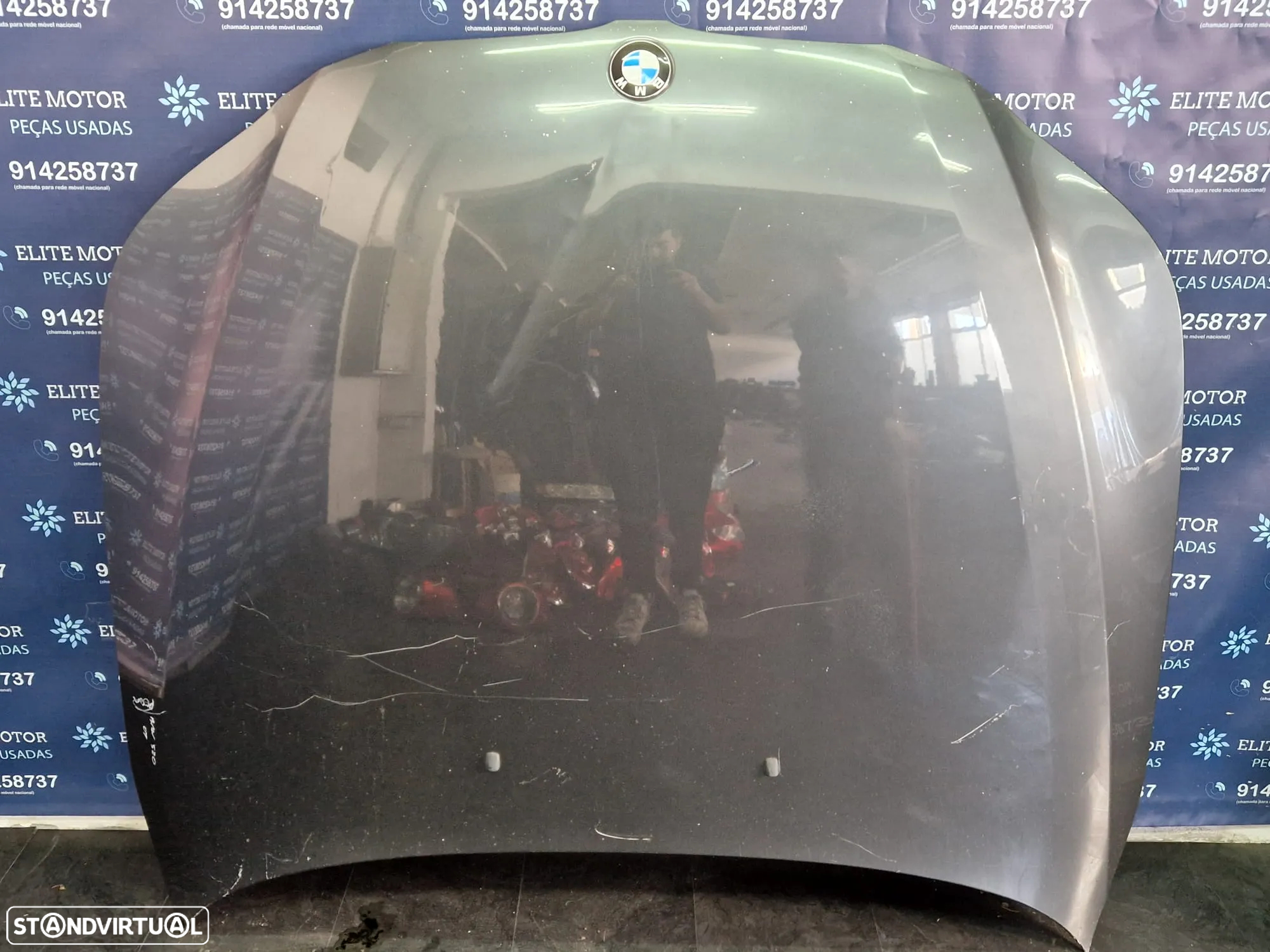 Frente completa usada BMW 520D LCI E60 E61 163CV capot parachoques oticas guardalamas - 16