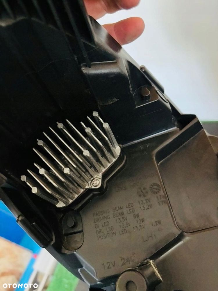 LAMPA LEWA REFLEKTOR FORD FIESTA MK8 FULL LED FACE LIFT CZARNA KOMPLETNA EU - 6