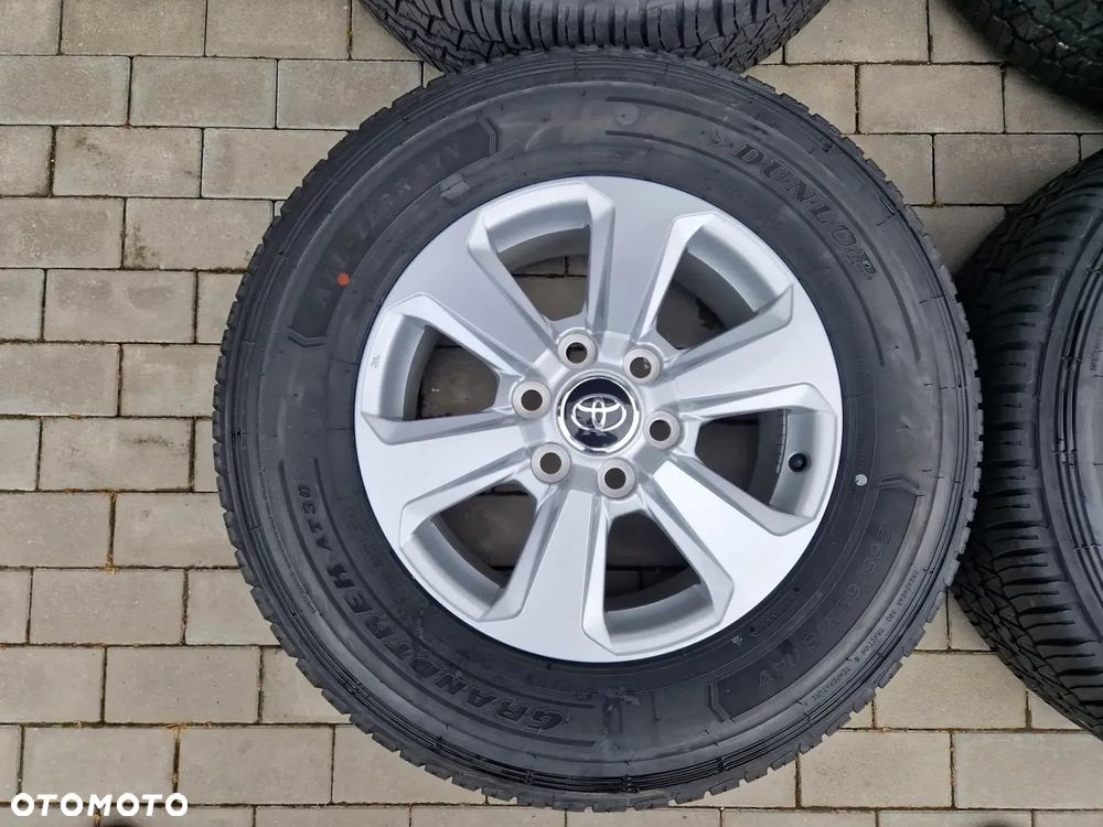 KOŁA CAŁOROCZNE TOYOTA LAND CRUISER 300 DUNLOP GRANDTREK ALL-TERRAIN AT30 114V  M+S 07/21, 265/65/R18, 7,5Jx18 ET60 6x139,7 - NOWE ORYGINALNE - 3