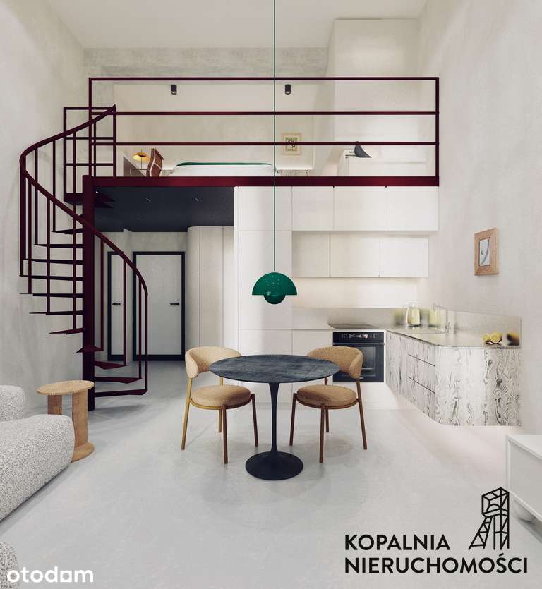 2 Pokojowe mieszkanie | Wysokość 4,8m | tEPSA