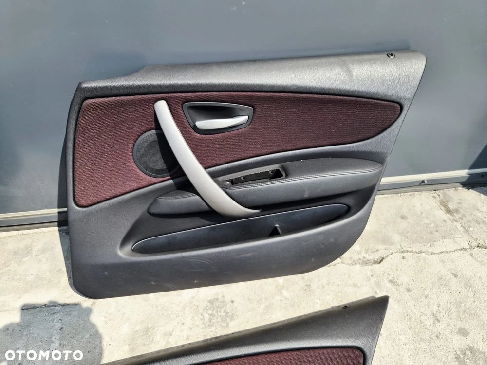 Boczki Drzwi Komplet Przód Tył BMW 1 E81 E87 Lift - 9