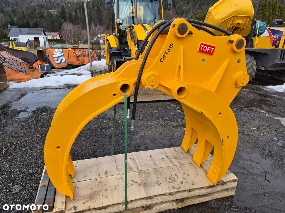 Chwytak 5cio palczasty, Szczęka Kleszcze Wyburzeniowe Kruszarka fi75mm CAT 315, TOFT ASC70. - 6