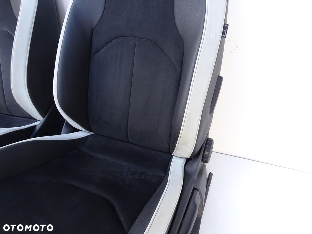 FOTELE FOTEL KOMPLET PÓŁSKÓRA SKÓRA KANAPA SEAT LEON III CUPRA FR 3D - 11