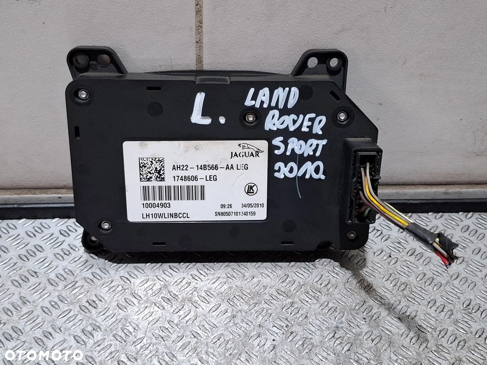 PAnel moduł przełącznik sterowania fotela lewy przód Land Rover Range Rover Sport rok 2010 lift 5,0 V8 510 KM nr AH2214B566AA - 3