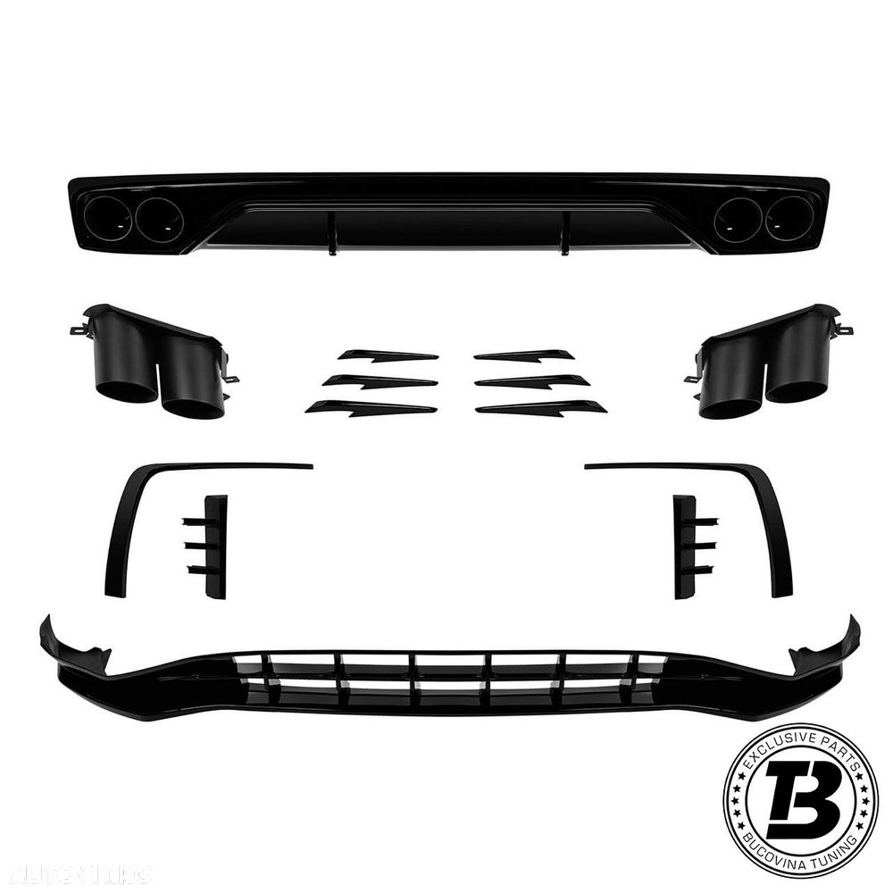 Pachet Prelungiri Difuzor compatibil cu Audi SQ8 ABT Design - 1