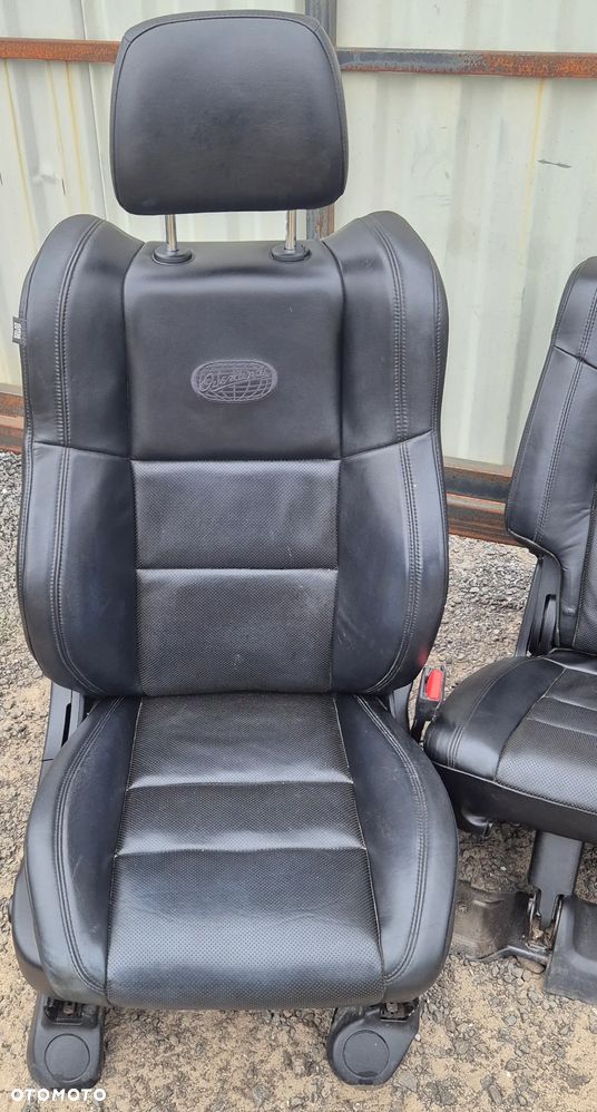 Siedzenia Fotele Przod Przednie Tył Kanapa CZARNE Overland Jeep Grand Cherokee WK2 2014- - 5