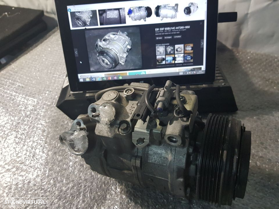 Compressor Ar Condicionado BMW 320D 120D 520D 2.0D Com Motor N47 X1 X3 318D 118D - 4