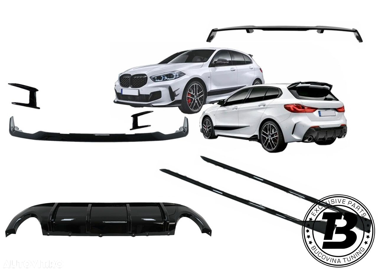 Pachet Exterior Aero compatibil cu BMW Seria 1 F40 M Sport - 24