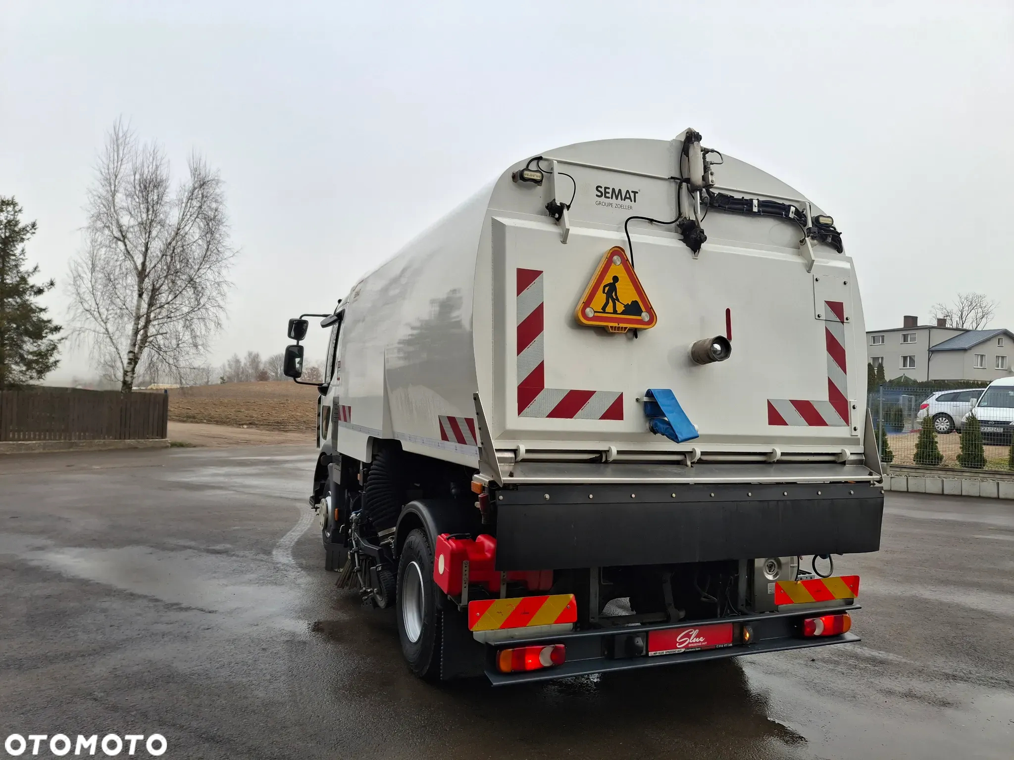 Renault D12 Midlum Zamiatarka SEMAT Zoeller FAUN Euro 6 Szczotki L/R Karcher Listwy Ciśnieniowe Mycie Jezdni PM 2.5 PM 10 2017r - 5