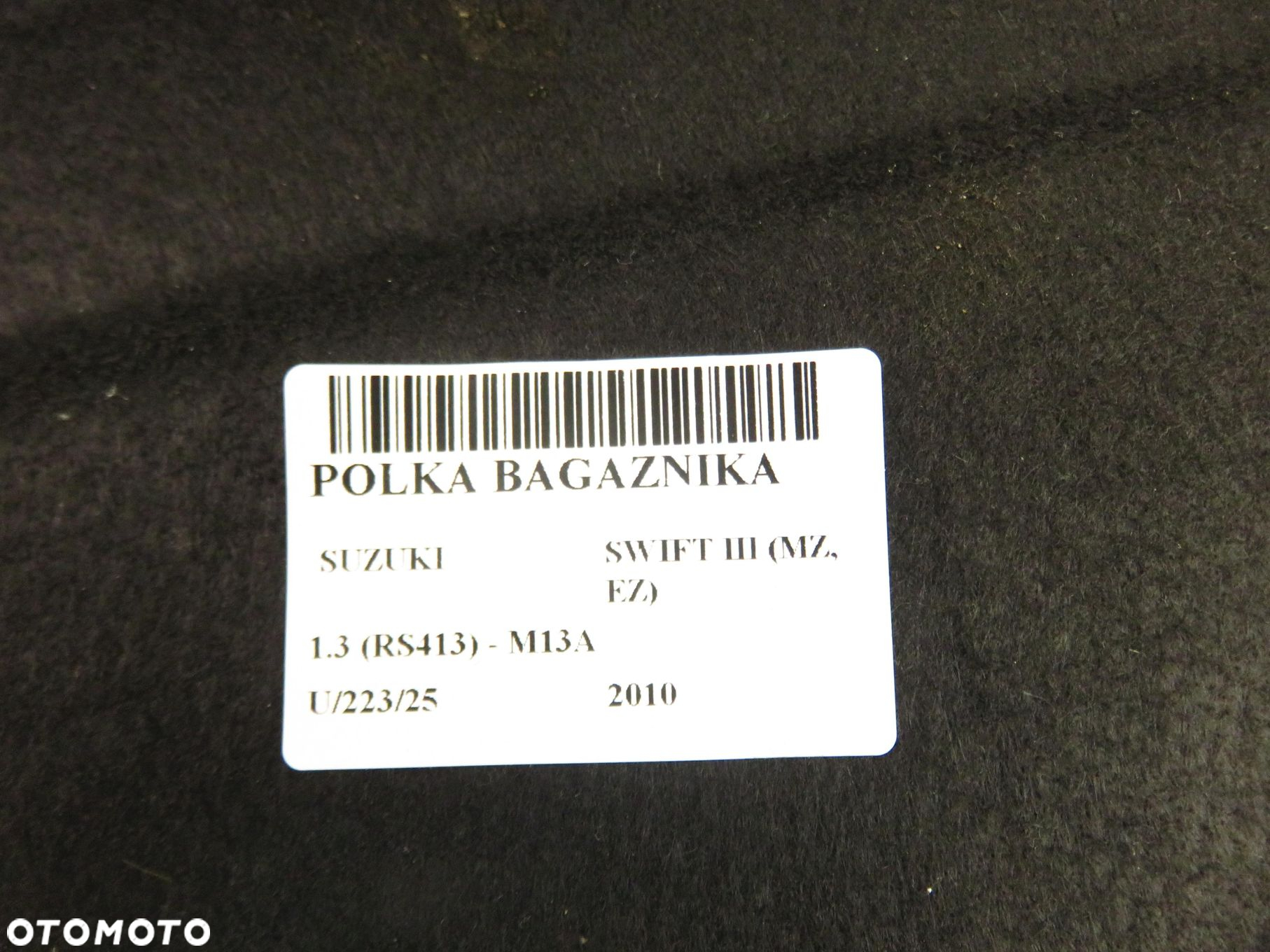 PÓŁKA BAGAŻNIKA SUZUKI SWIFT III  8891062J00 - 5