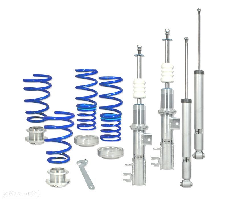 KIT SUSPENSÃO REGULÁVEL BLUE LINE OPEL CORSA E 15-19 - 1