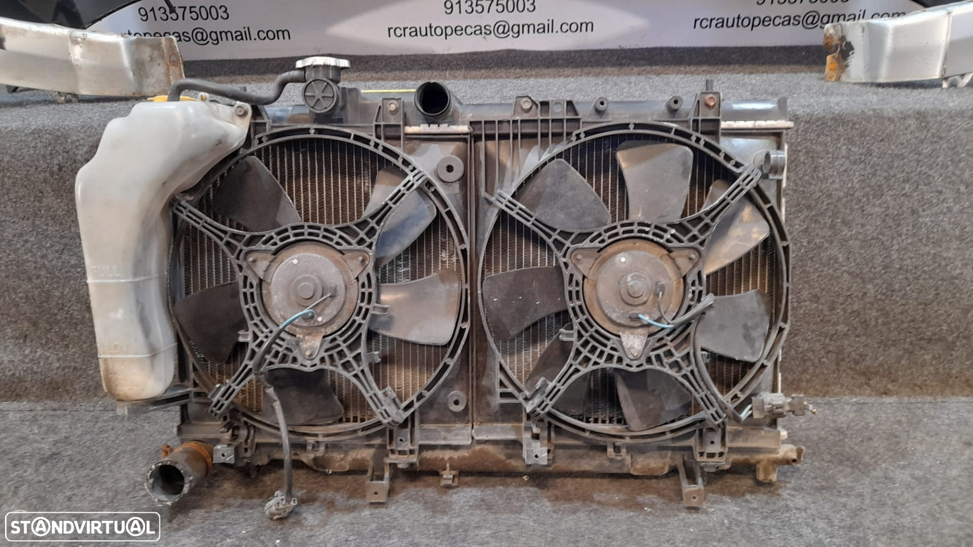 FRENTE COMPLETA SUBARU IMPREZA II 2 MK2 SPORTS WRX GD GG CAPOT PARACHOQUES GUARDALAMAS OTICAS RADIADOR VENTILADOR FRENTE FIBRA FRONT END - 5