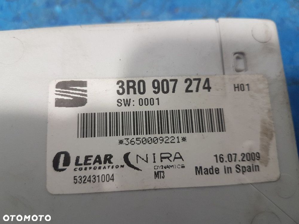 SEAT EXEO CZUJNIK CIŚNIENIA OPON 3R0907274 - 2