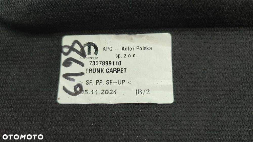 WYKŁADZINA DYWAN PODŁOGA BAGAŻNIKA 7357899110 JEEP AVENGER - 3