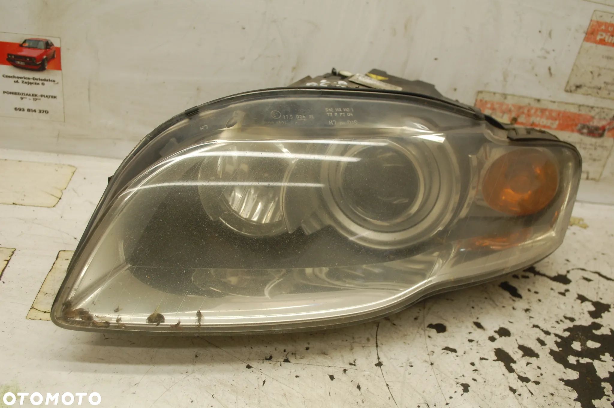 LAMPA LEWY PRZÓD PRZEDNIA LEWA 8E0941003AM AUDI A4 B7 BI-XENON - 1