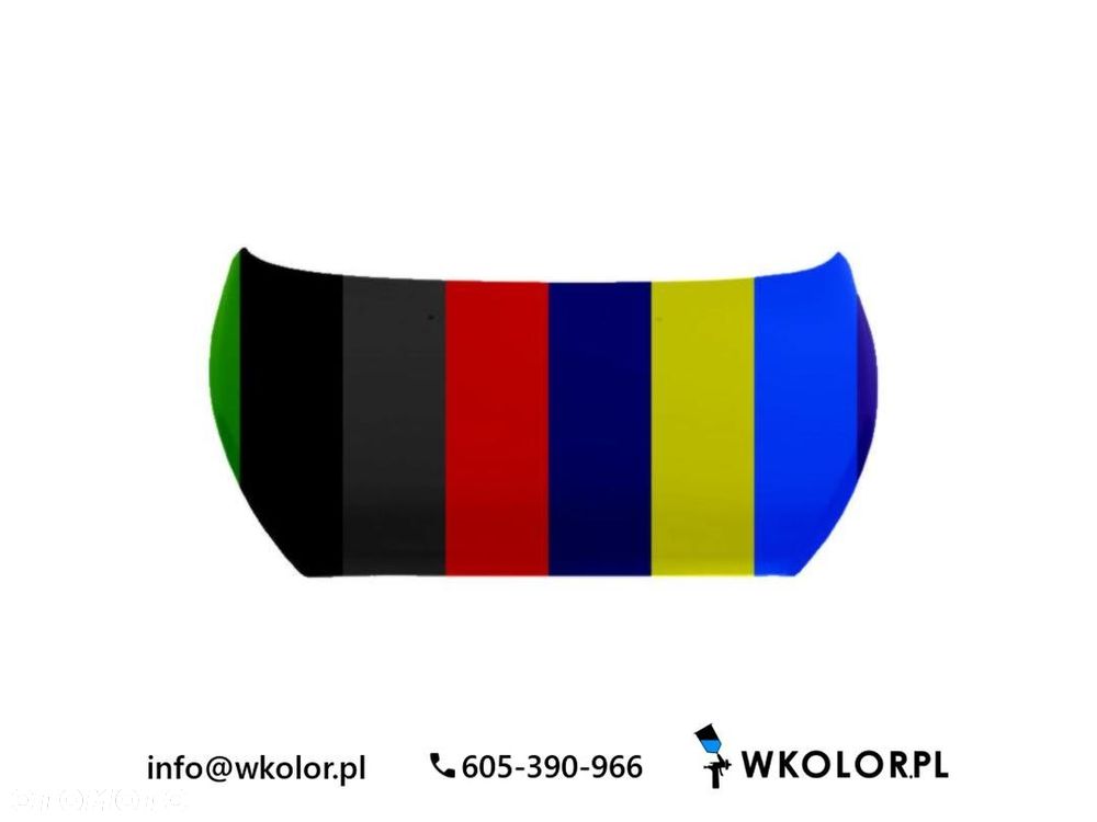 NOWA POKRYWA SILNIKA LANCIA Y 1996-2003 LAKIEROWANA W KOLOR - 1