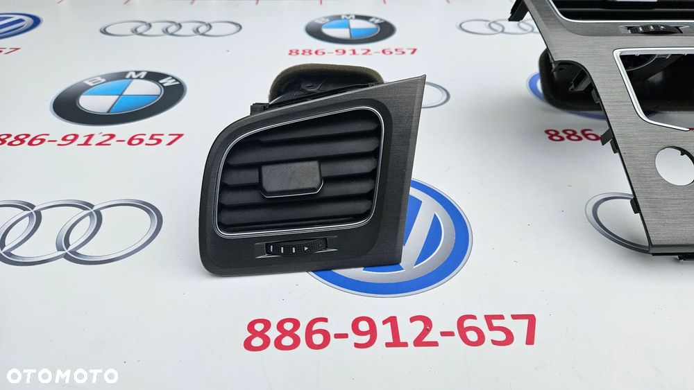 VW Golf 7 VII Kratka nawiewu prawa Dekor listwa Ramka radia 5G0857059 5G1819703C 5G1819743 5G1819704DE - 6