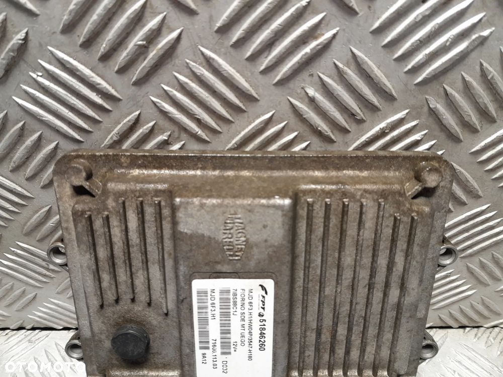 FIAT FIORINO KOMPUTER STEROWNIK SILNIKA 1.3 51846260 - 2