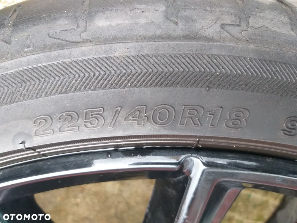 Felgi aluminiowe Borbet V 18" czarne Opony Bridgestone R18 225/40 - 9