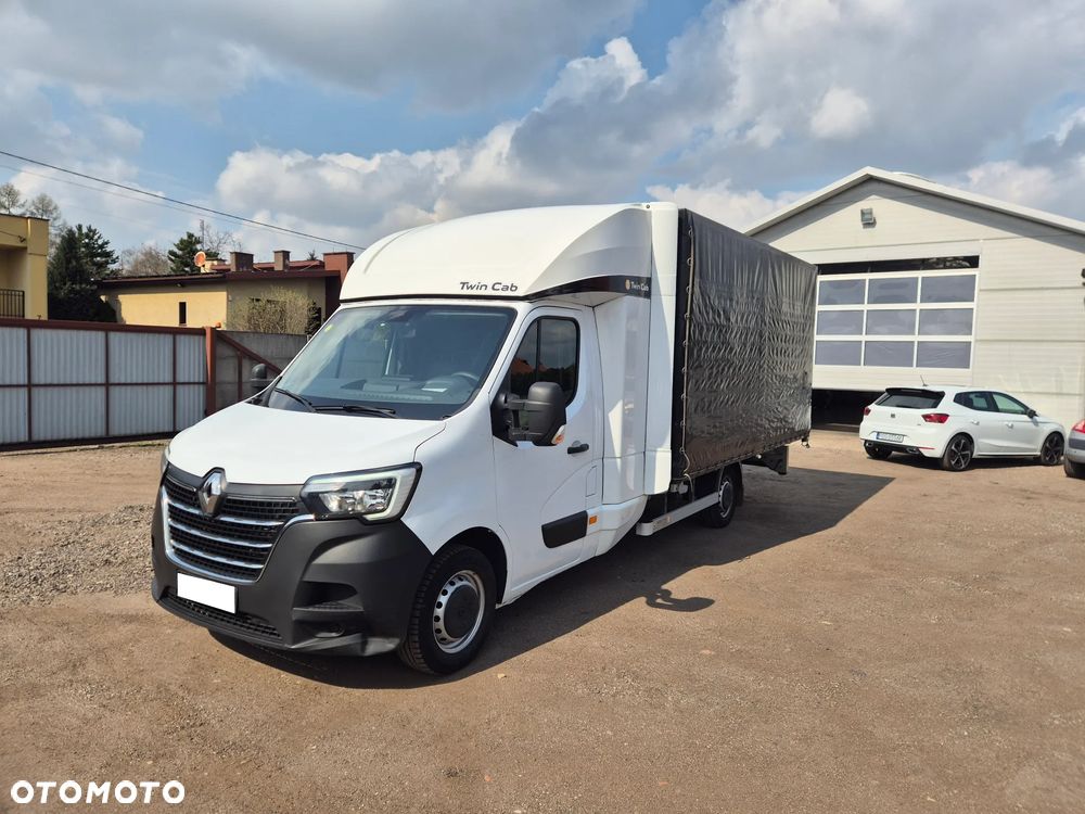 Renault MASTER 10EP PLANDEKA ZBROJONA SPOJTRAK TWINCAB 2.3 165KM SERWIS ASO BEZWYPADKOWY ZADBANY 2023 REGULACJA WYSOKOŚCI PODUSZKI FV23% WEBASTO BEZ WKŁADU FINANSOWEGO - 5