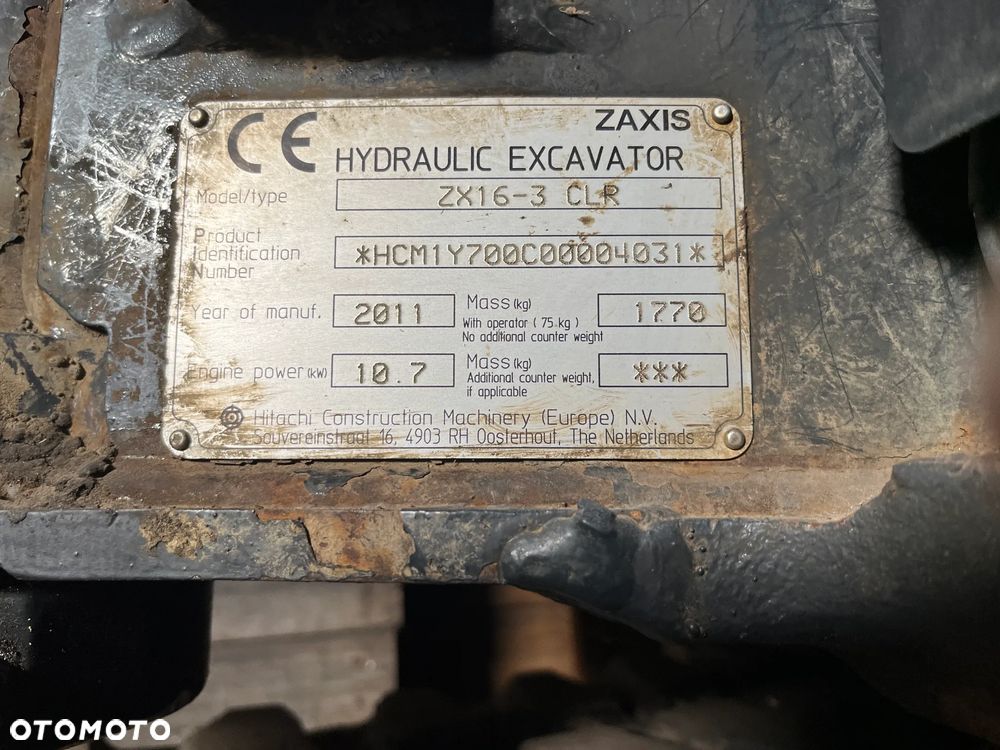 Hitachi ZX16-3 CLR - 10