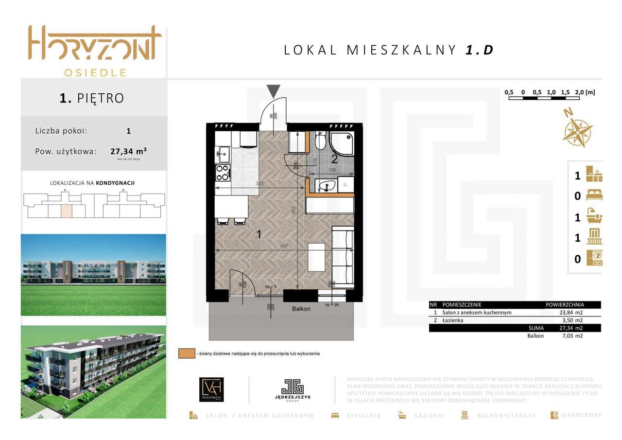 MIESZKANIE 1.D | OSIEDLE HORYZONT 2