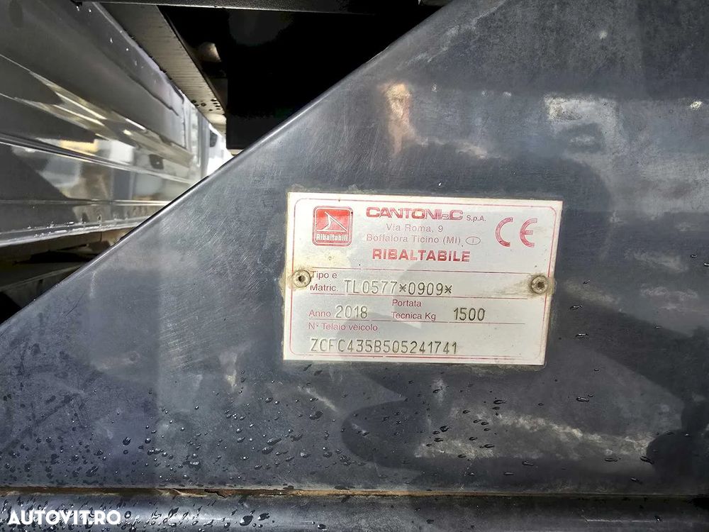 Iveco Daily 3000 cmc benaCantoni 3.2 m,basculabila 3 parti pe cutia viteze,diferential blocabil punte spate. 2018. - 36