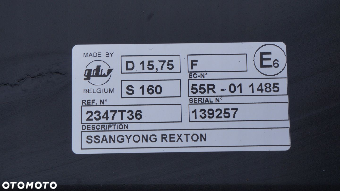 SsangYong Rexton 2 II 17- Y400 HAK HOLOWNICZY ZACZEP NOWY 2347T36 ORYGINAŁ - 4
