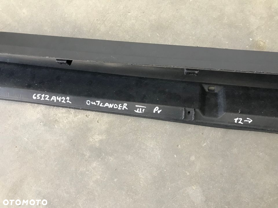 Nakładka progu Mitsubishi Outlander 3 III 12-22r. prawa listwa próg zewnętrzny 6512A422 - 16