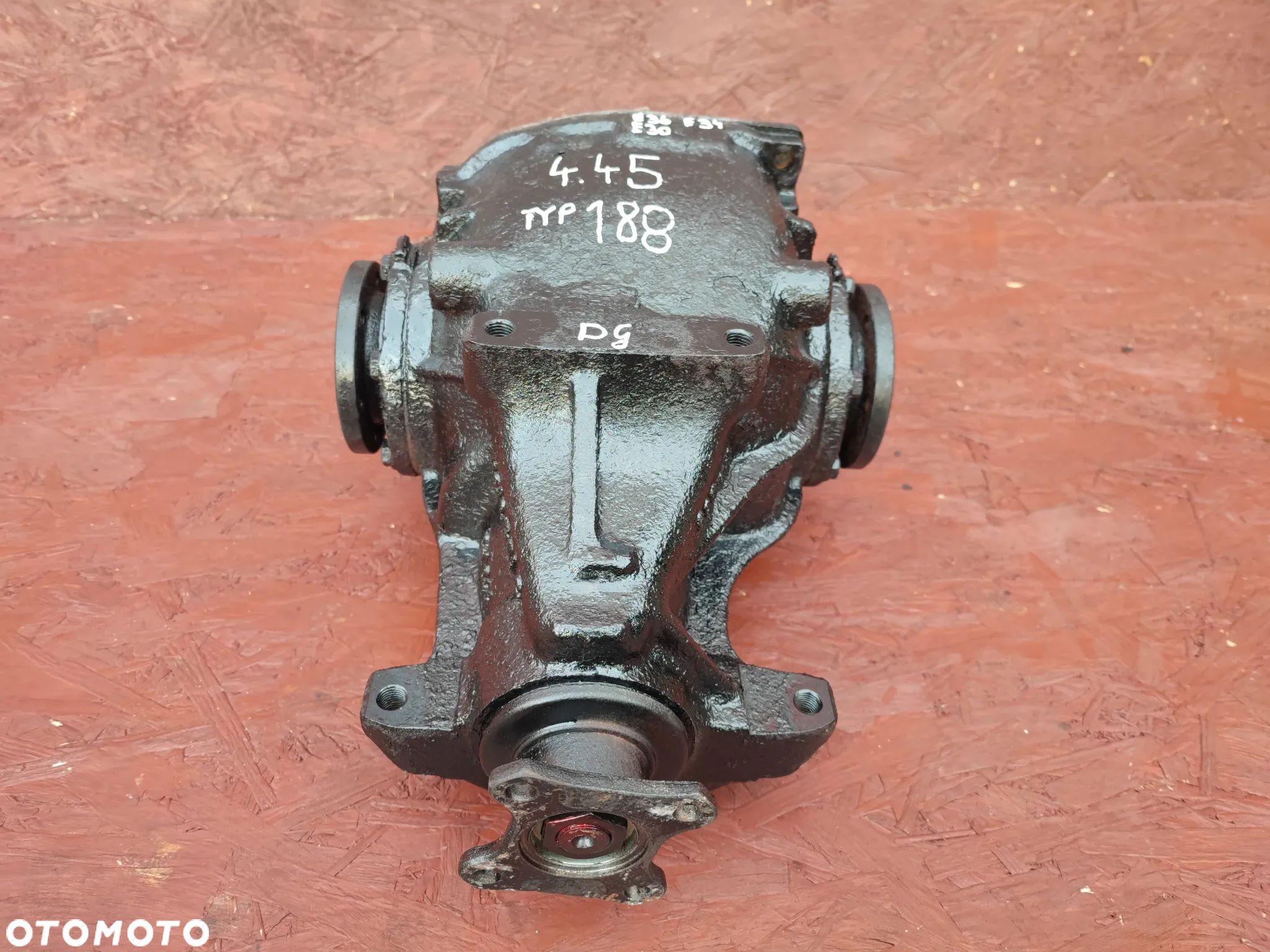 BMW E34 / E36 < COMPACT >  / E30 / E28 / Z3  ORYGINALNY DYFERENCJAŁ / DYFER DUŻA GŁOWA TYP 188 PRZEŁOŻENIE 4.45 OTWARTY O NR. 1 214 249 / 1 212 482 / 1 212 879 OEM - 1