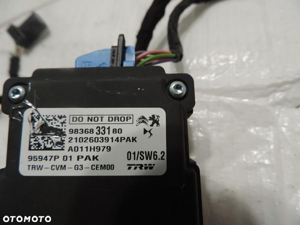 OPEL CORSA F KAMERA ASYSTENT PASA WIĄZKA INSTALACJA  9835929880 9836833180 - 5
