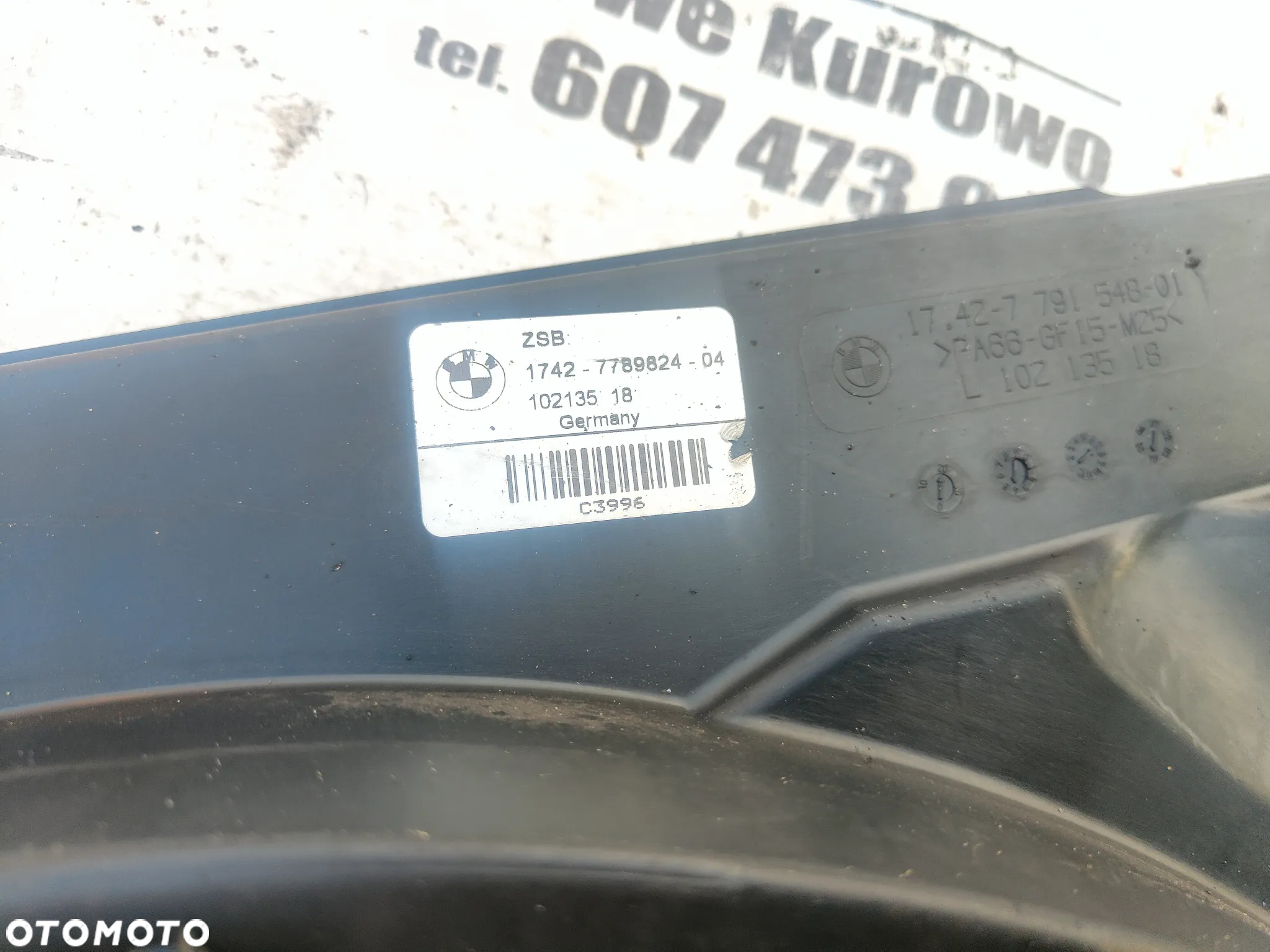 BMW E60 E61 3.0d 2.5d 2.0d Wentylator klimatyzacji 7789824 - 3
